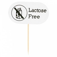 Флажок "LACTOSE FREE" 8 см. 100 шт/уп /1/40/ 64526