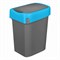 Бак для мусора "SMART BIN" 50л (430x330x630мм), с крышкой "маятник" (синий) 434258117 413465 413465 - фото 111534